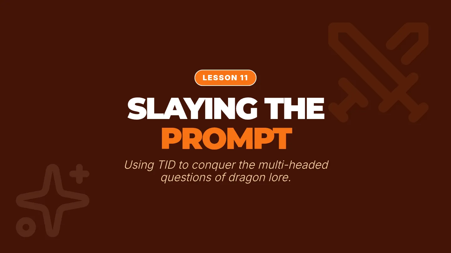 Slaying the Prompt Slides