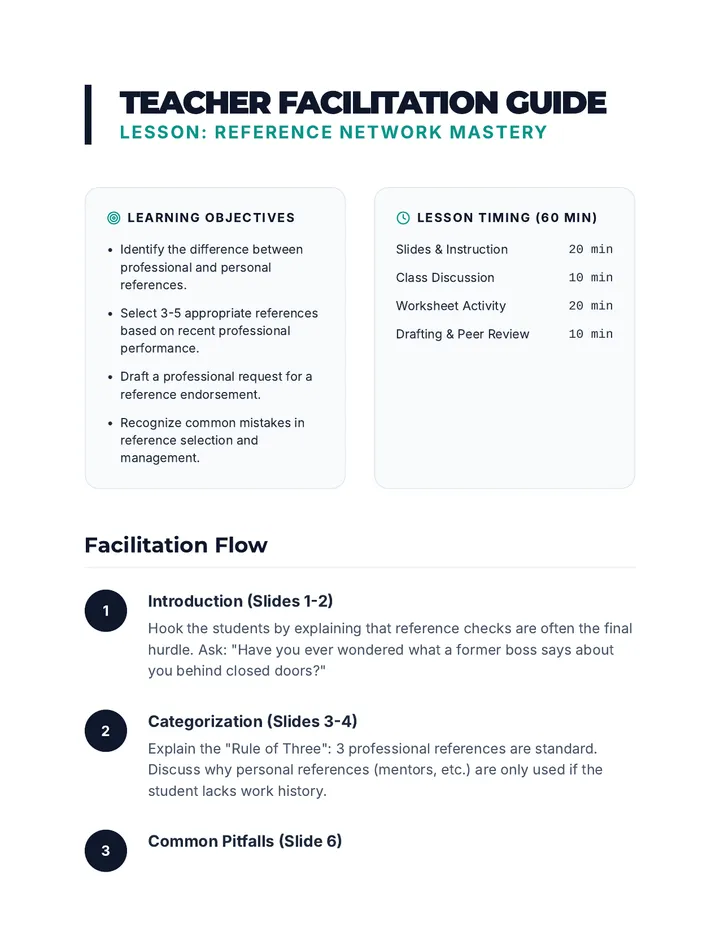 Reference Ready Teacher Guide