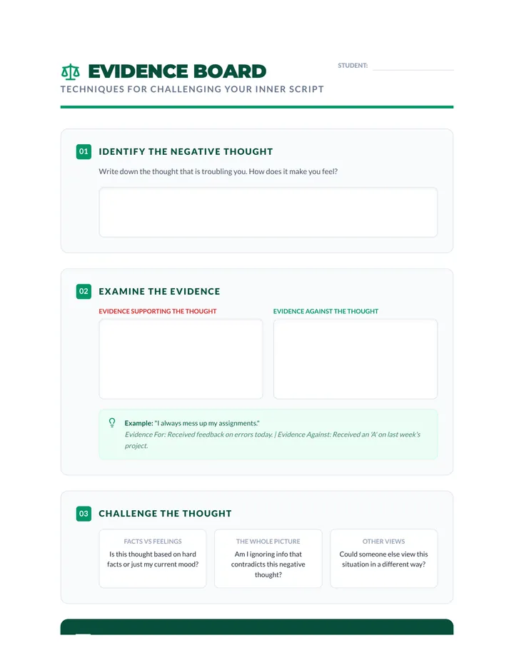 Evidence Board Guide
