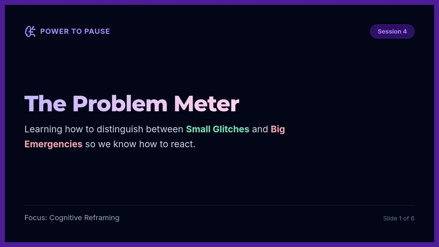 Problem Meter Slides