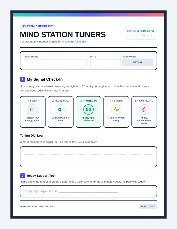 Student Tuning Workbook