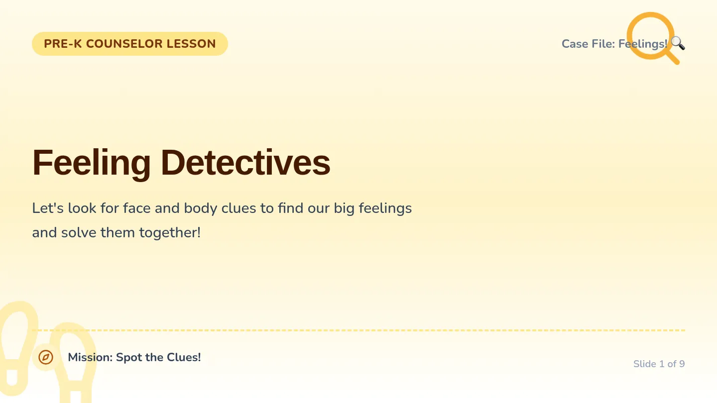 Feeling Detectives Presentation Slides