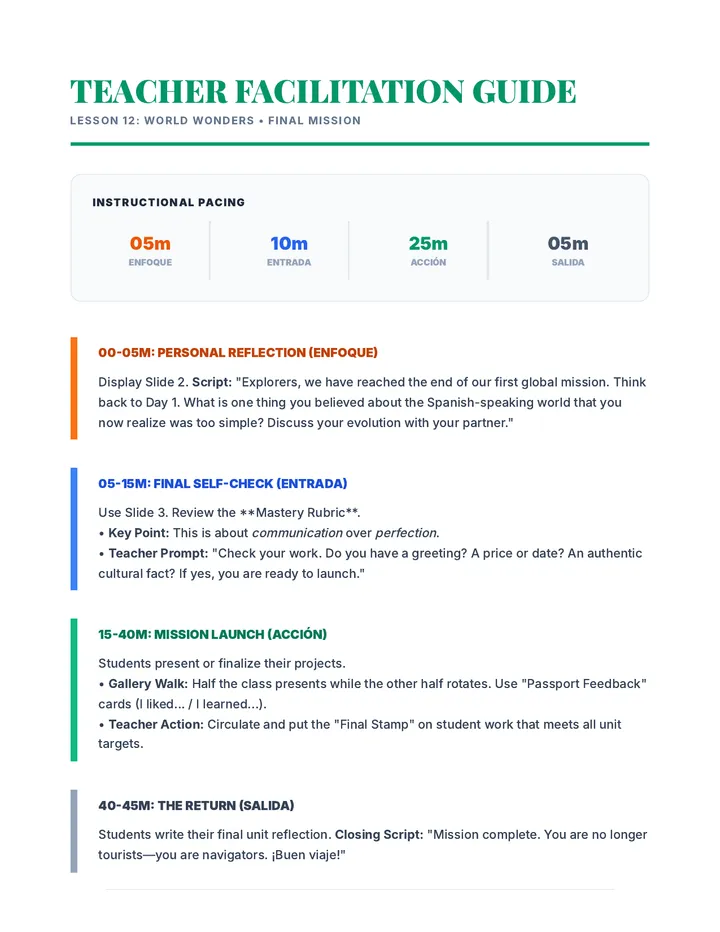 World Wonders Teacher Guide (EN)