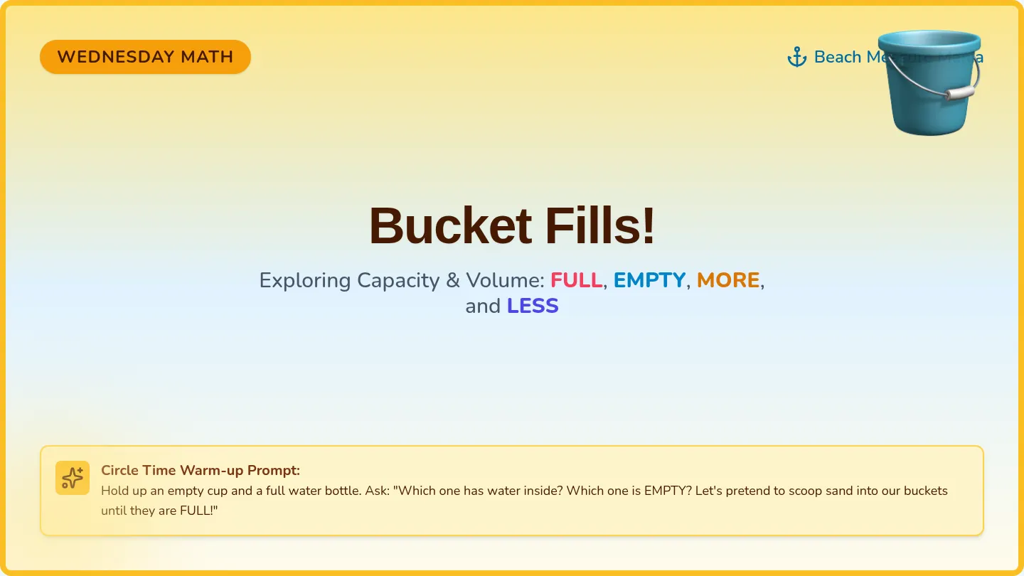 Bucket Fills Slides