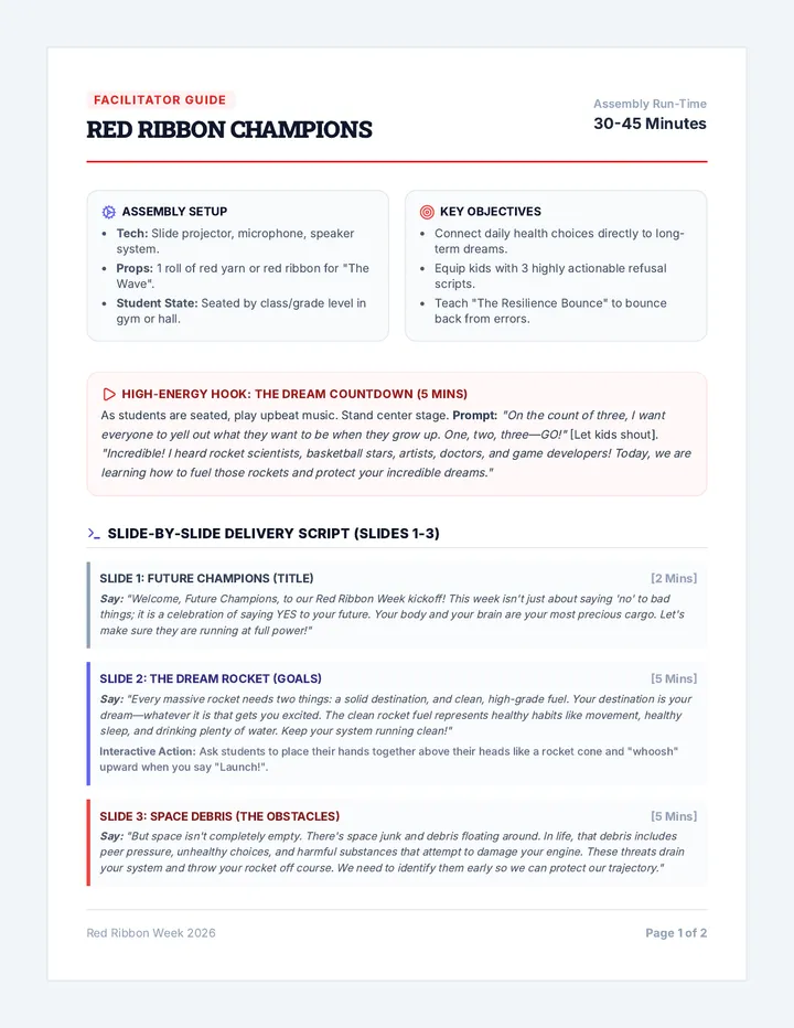 Red Ribbon Facilitator Guide