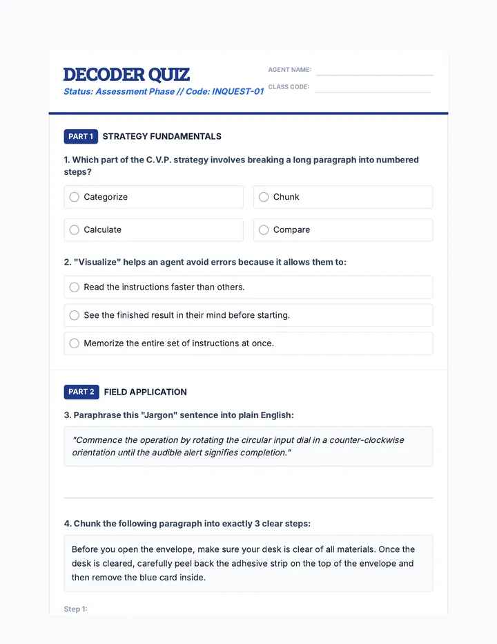 Decoder Quiz