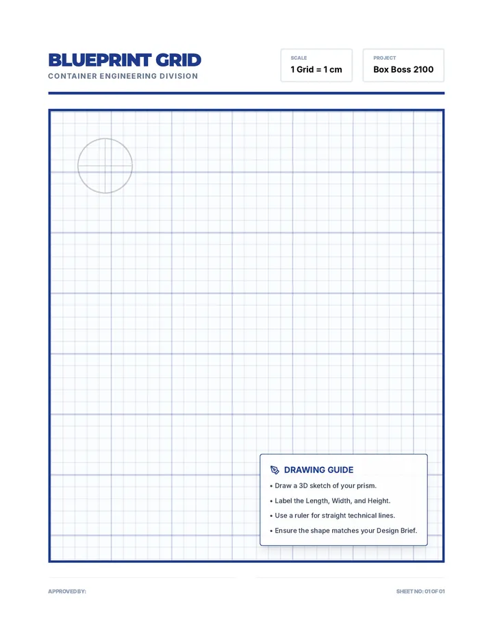 Box Boss Blueprint Grid Paper