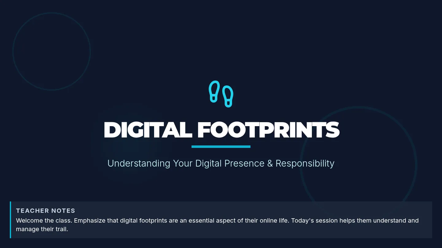 Digital Footprints Overview Slides
