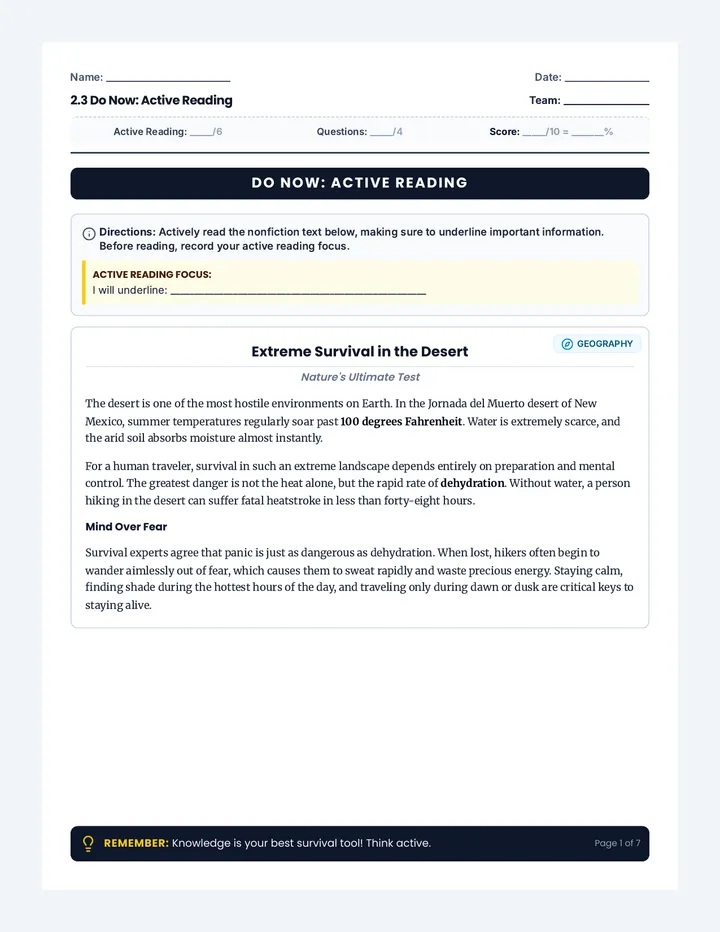Conflict Navigator Packet