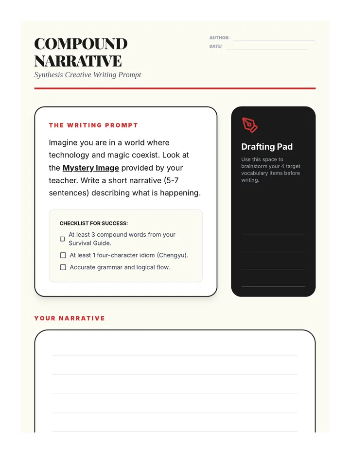 Compound Narrative Assessment Sheet