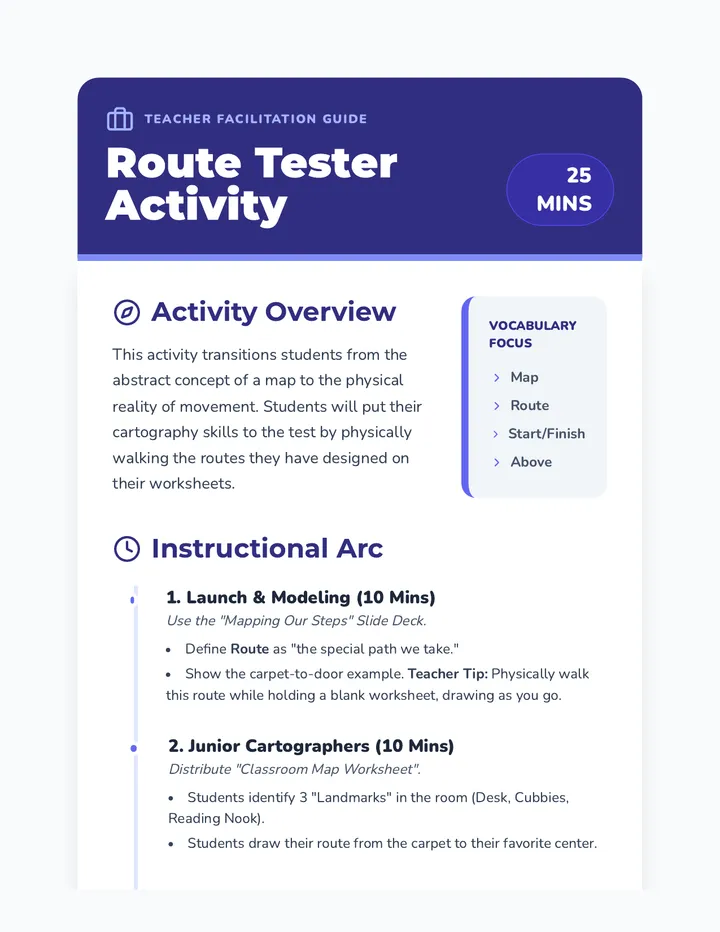 Route Tester Activity Guide
