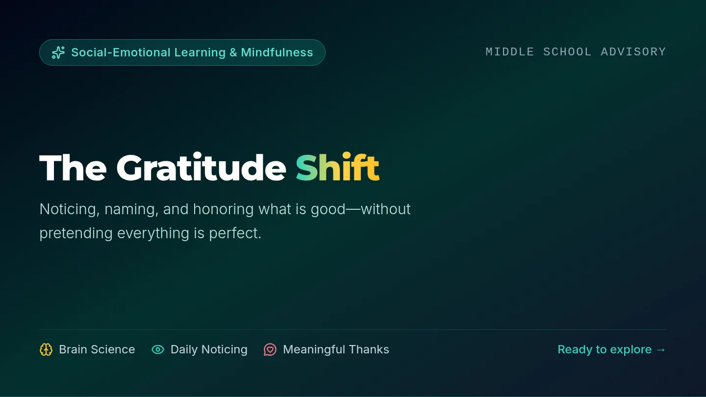 Gratitude Shift Slides