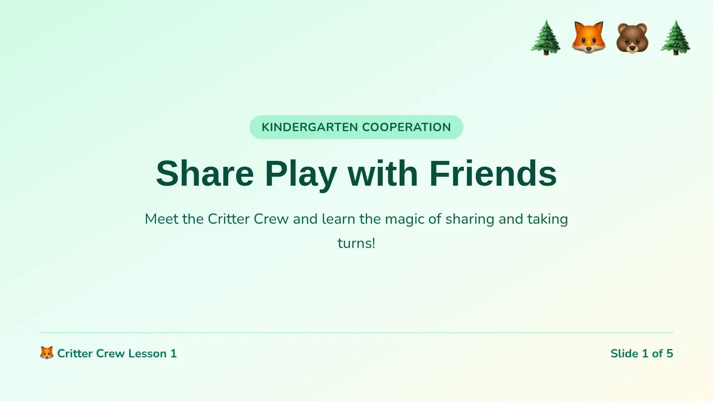 Share Play Slides