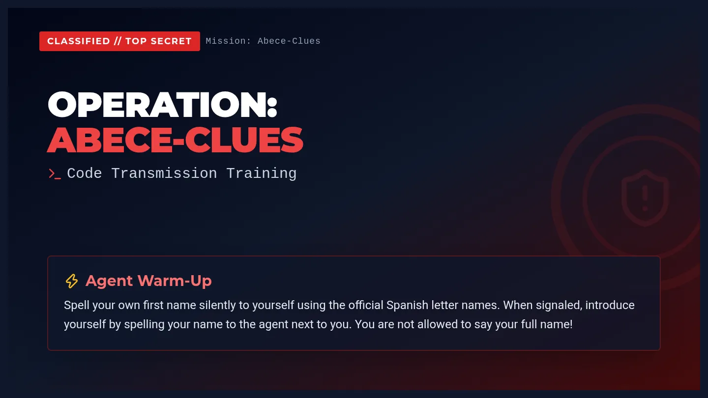 Abece Clues Slides