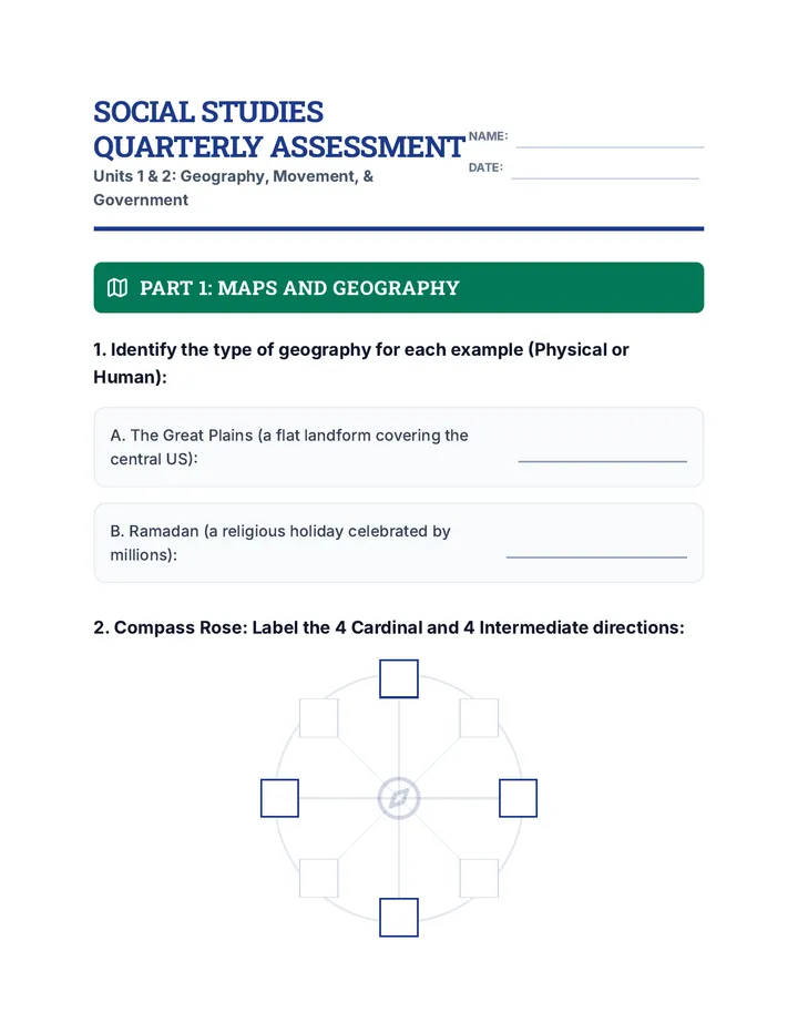 Comprehensive Quarterly Assessment