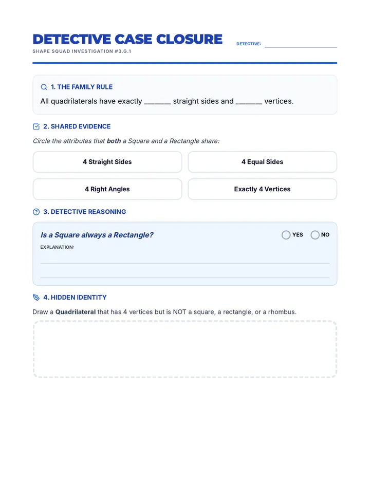 Shape Squad Exit Ticket