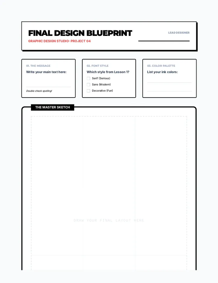 Final Image Design Example Final Design Blueprint Worksheet • Material • Lenny.com