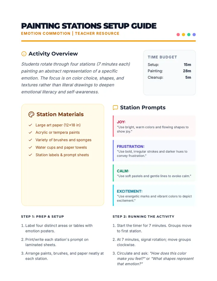 Painting Stations Setup Guide