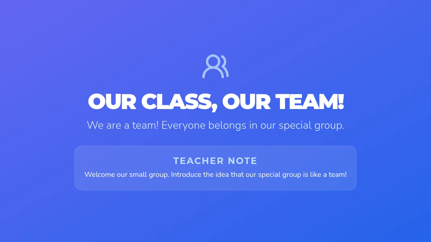 Team Attendance Slideshow