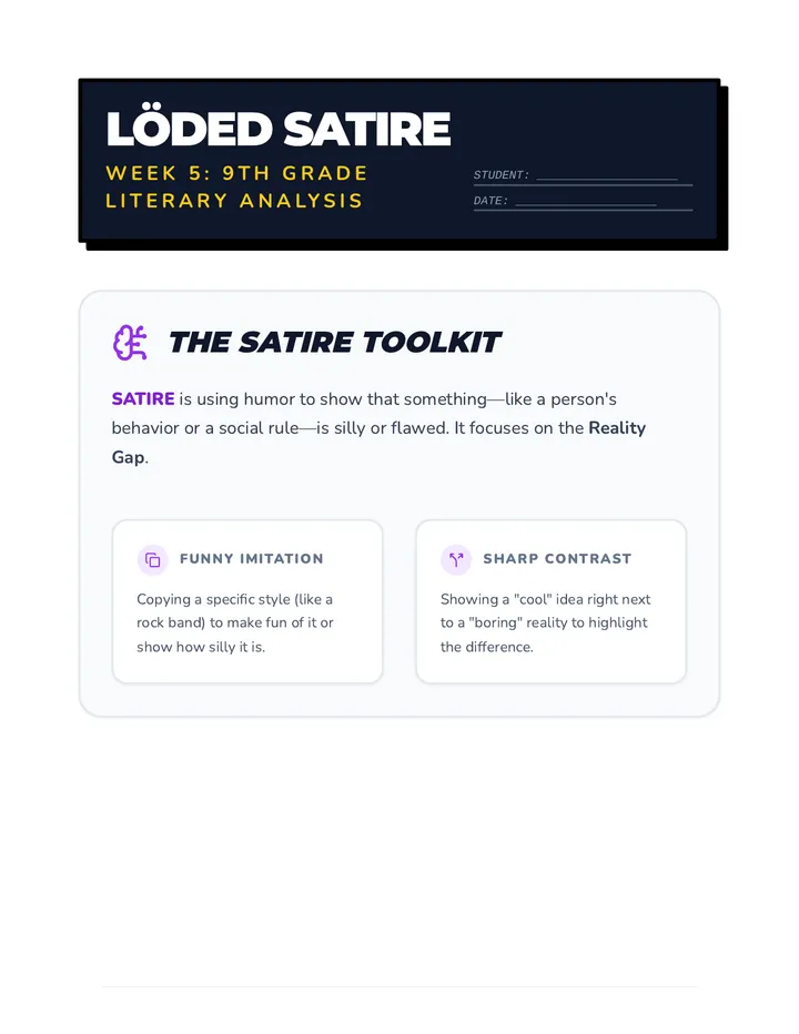 Löded Satire Assignment