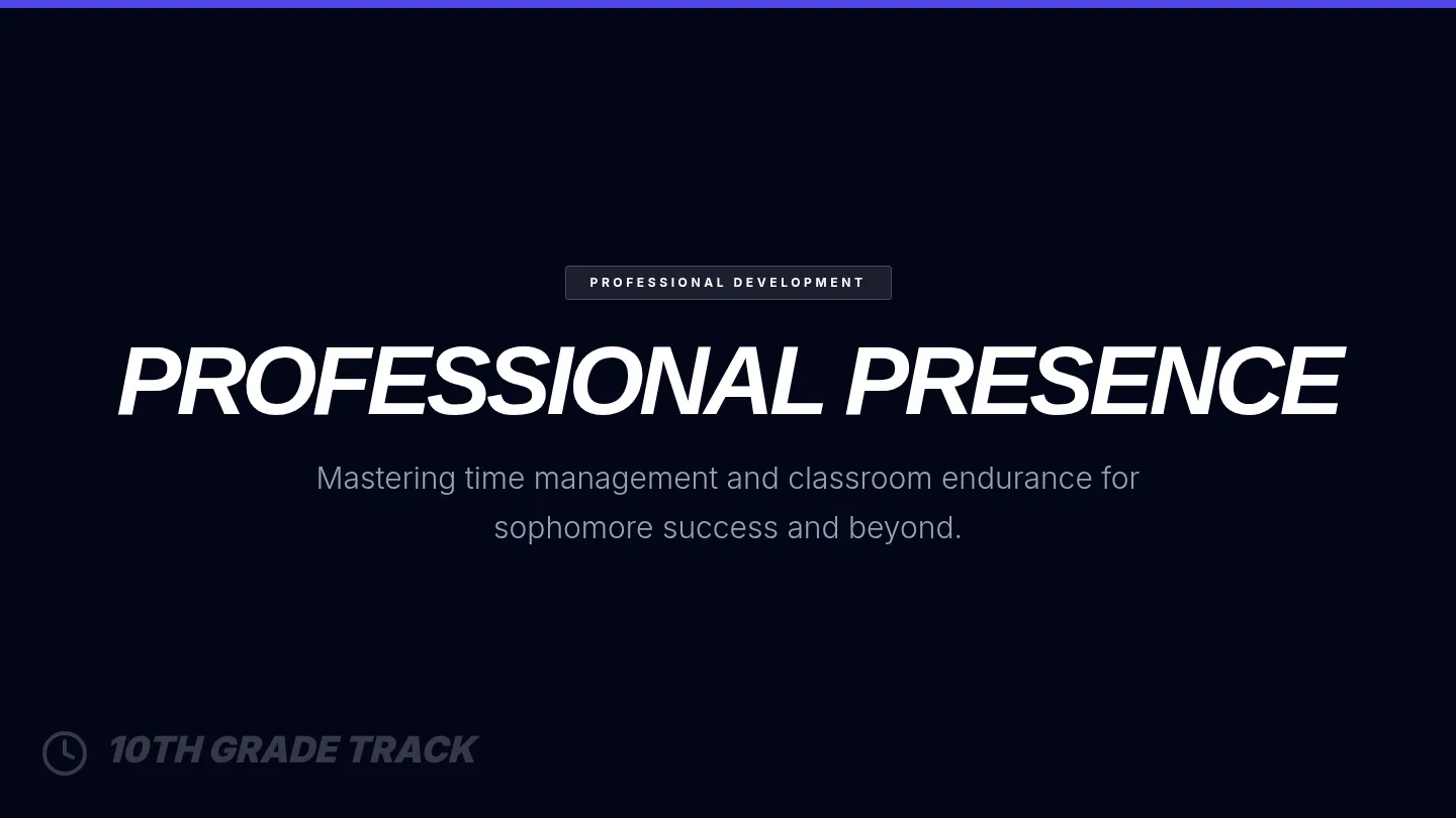 Professional Presence Slides