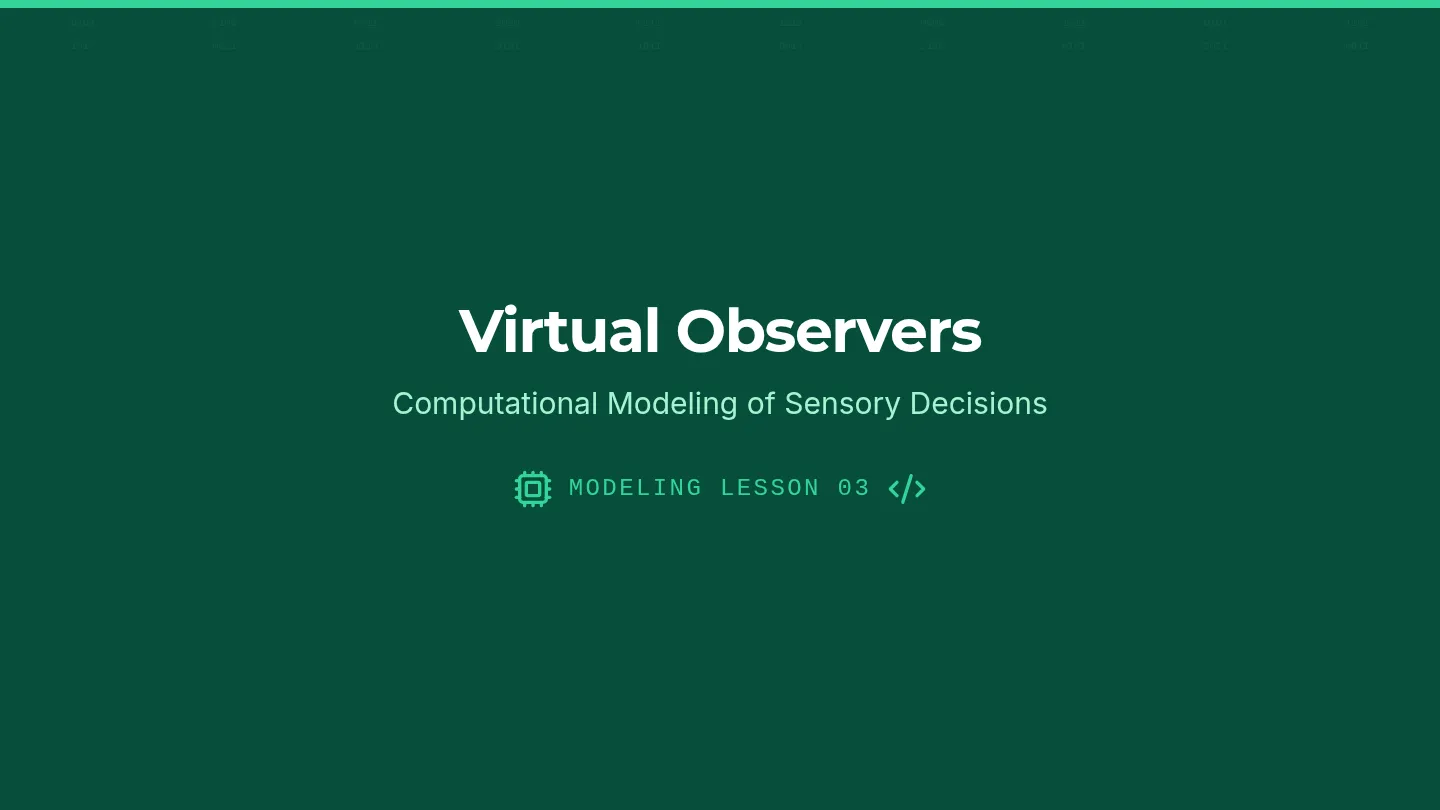 Modeling Sensory Minds Slides
