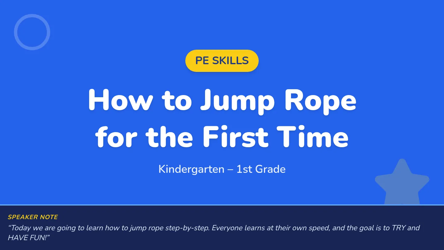 Jump Rope Rookies Slides