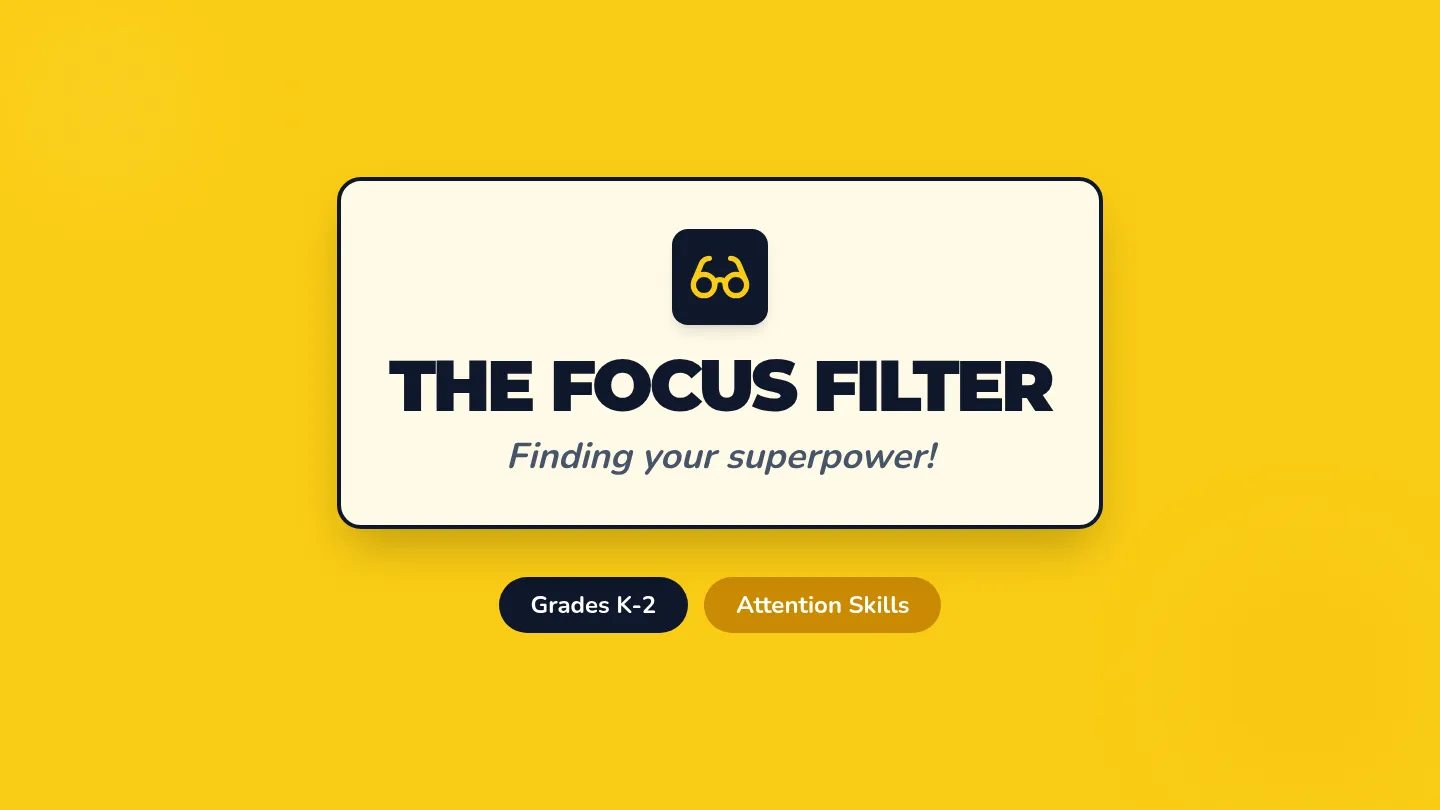 Focus Filter Presentation Slides Revised