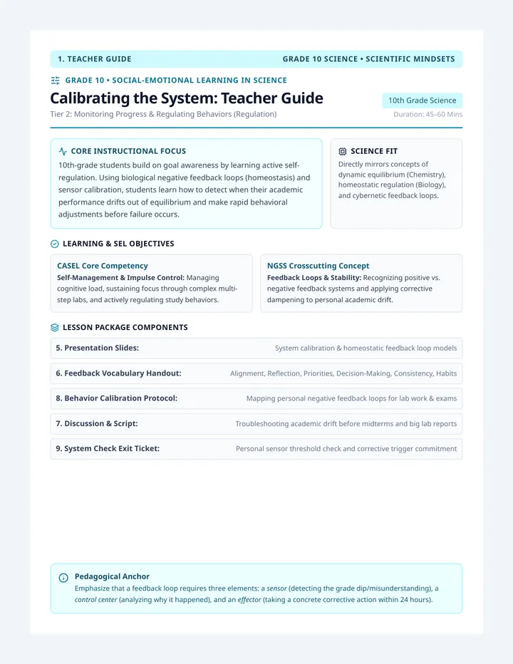 System Calibration Teacher Guide