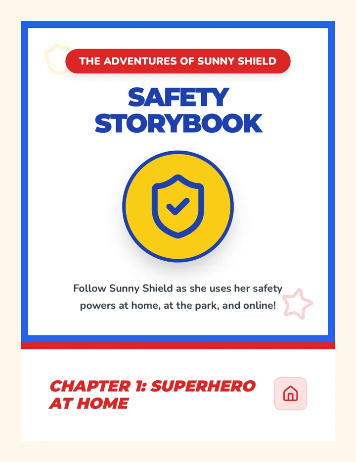 Safety Superheroes Storybook