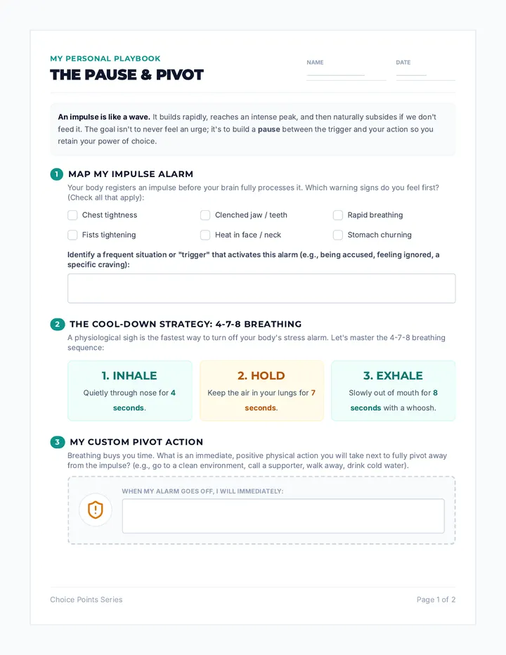 Pause Pivot Worksheet