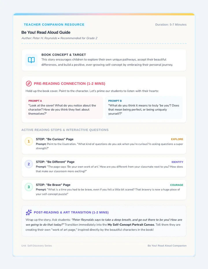 Be You Read Aloud Guide