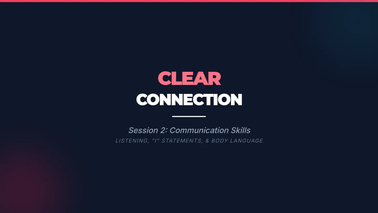 Connection Slides