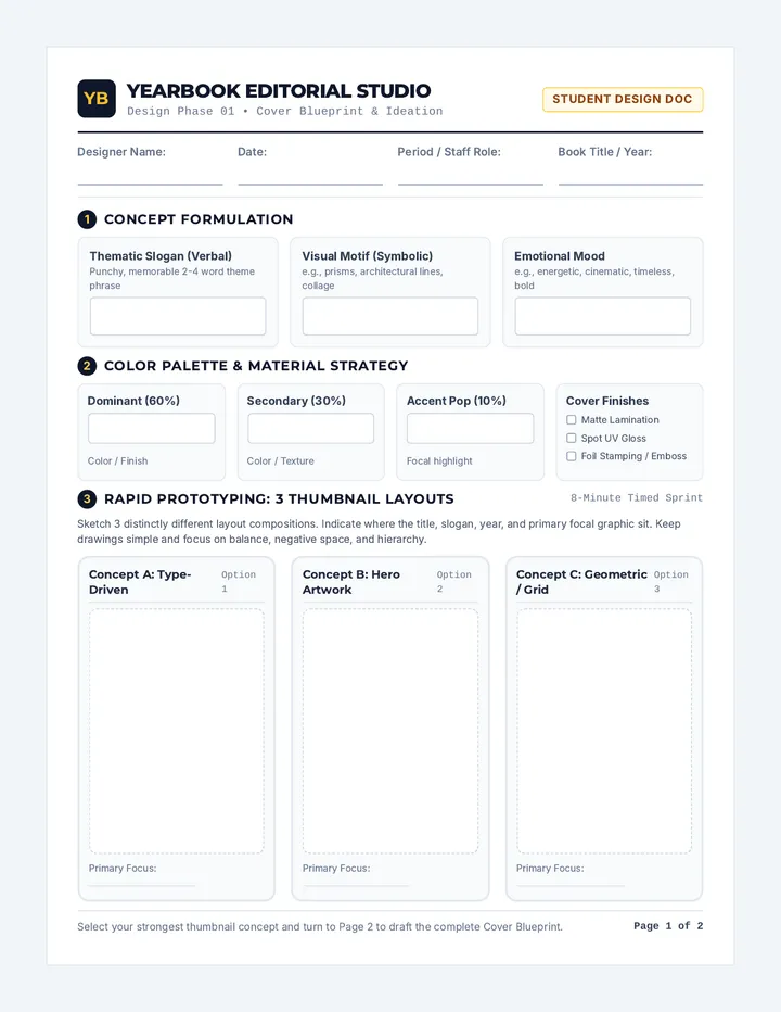 Cover Blueprint Activity