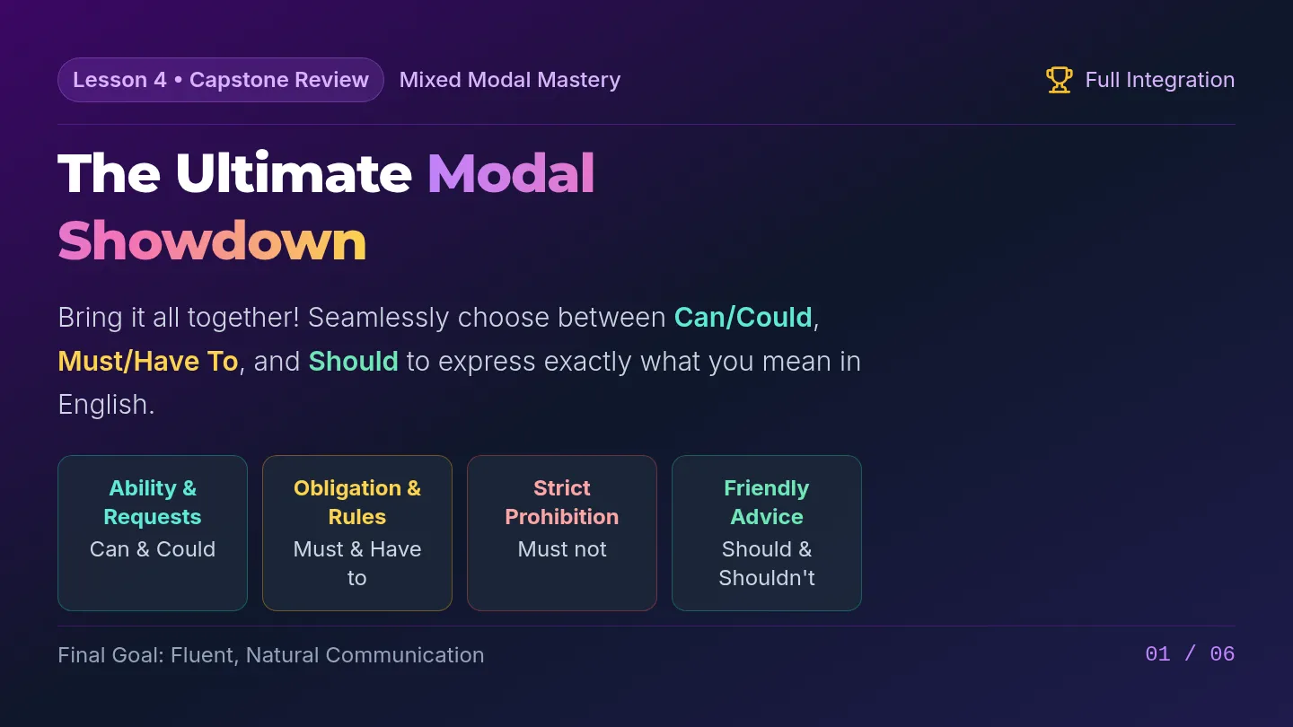 Modal Showdown Slides