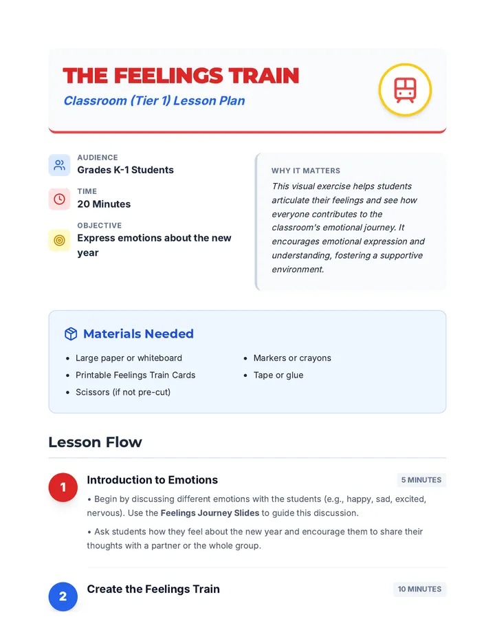 The Feelings Train • Lesson • Lenny.com