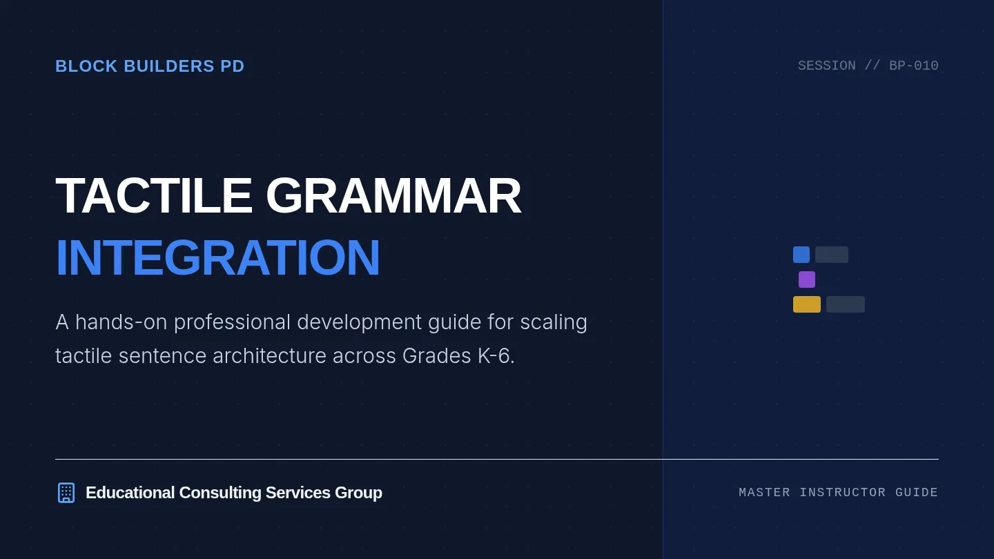 Teacher Training Slides