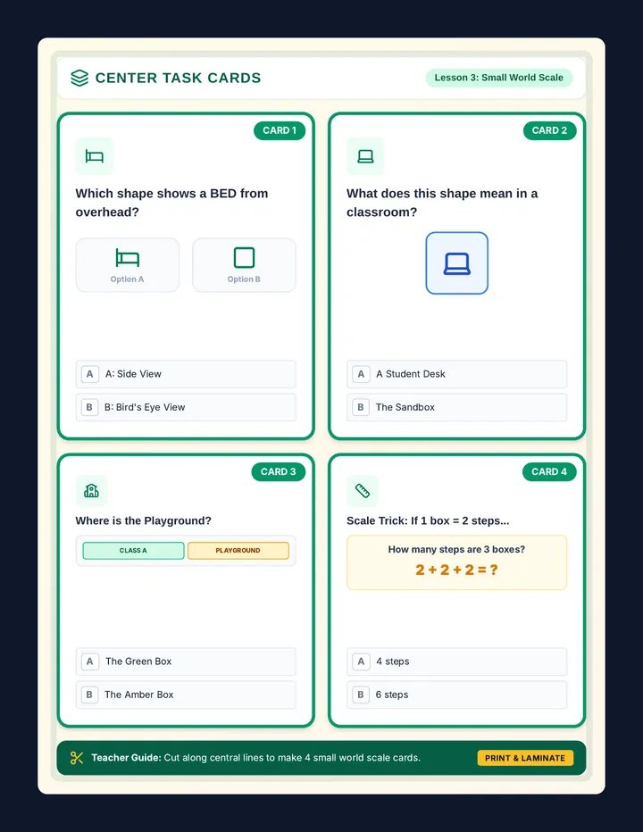 Room School Cards