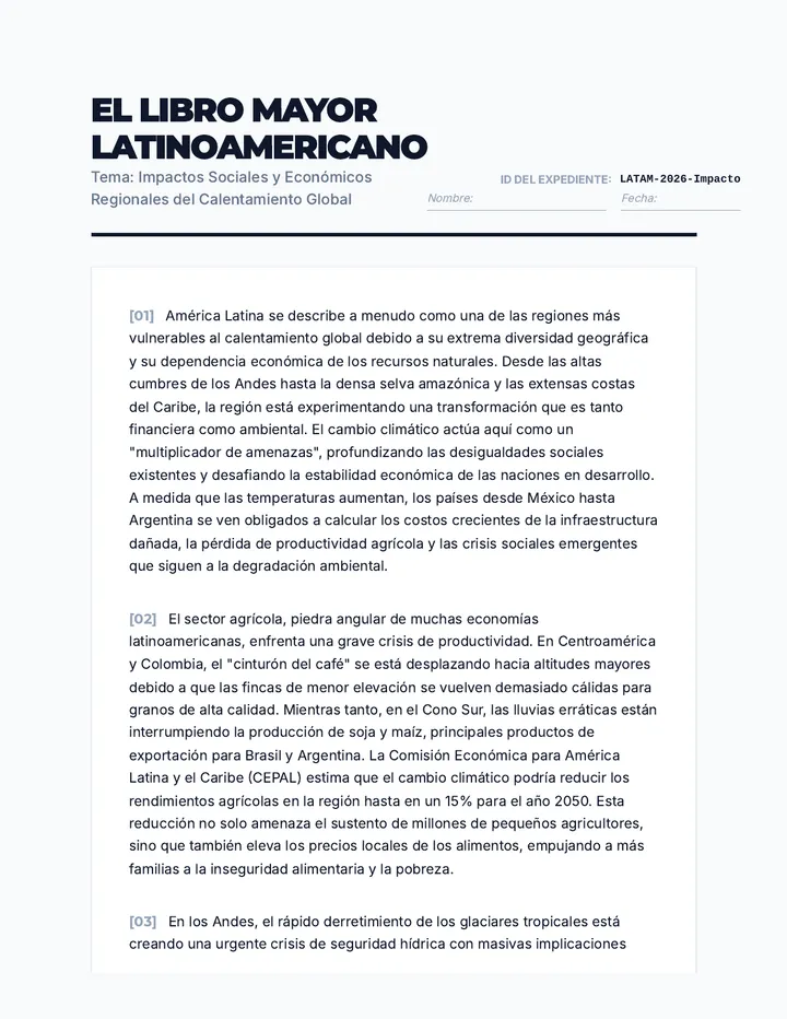 Libro Mayor Latinoamericano Lectura