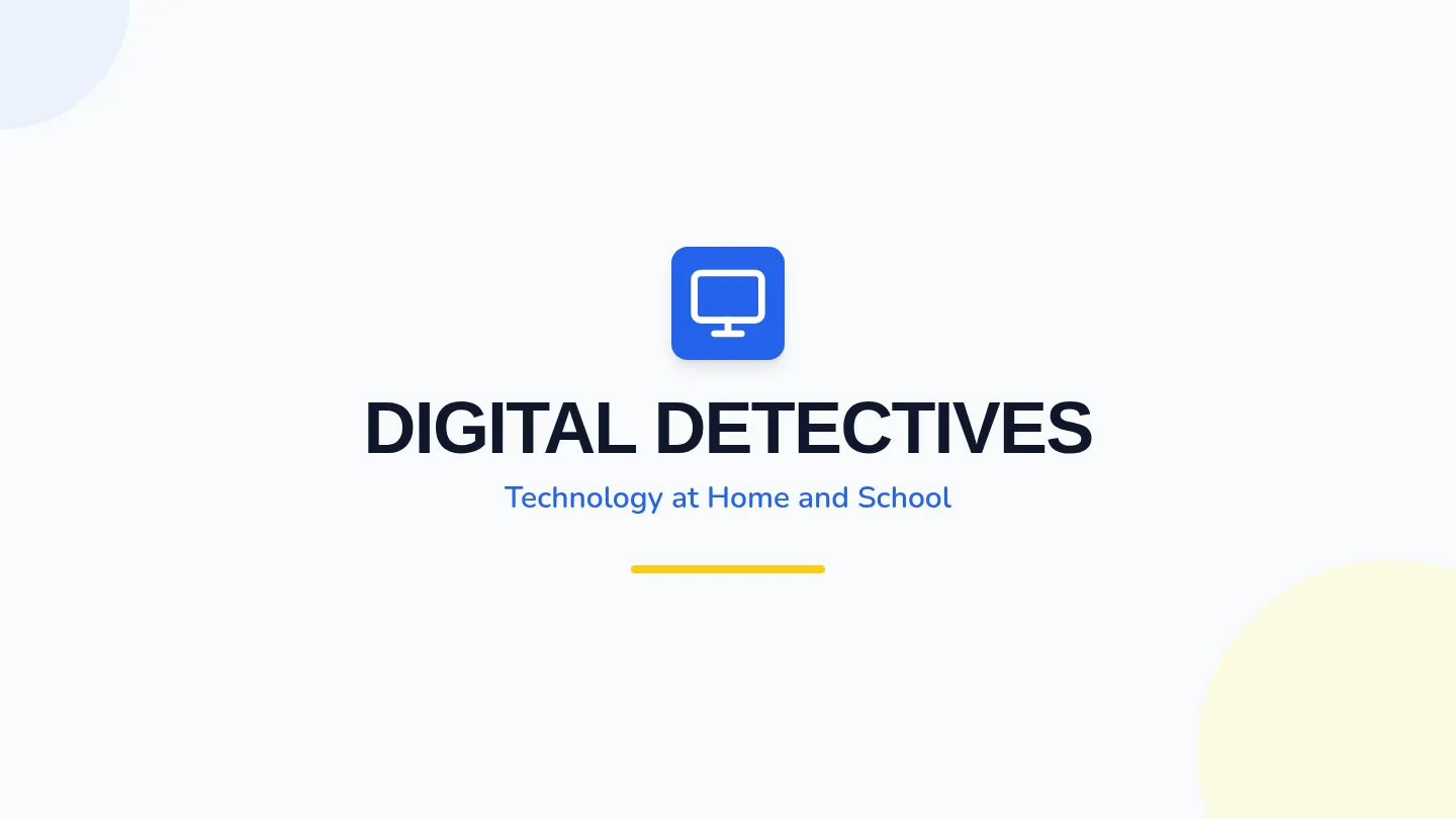 Digital Detectives Slides