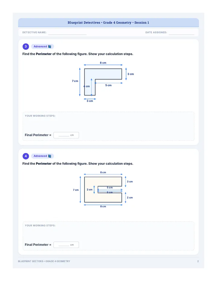 Shape Splitters Worksheet