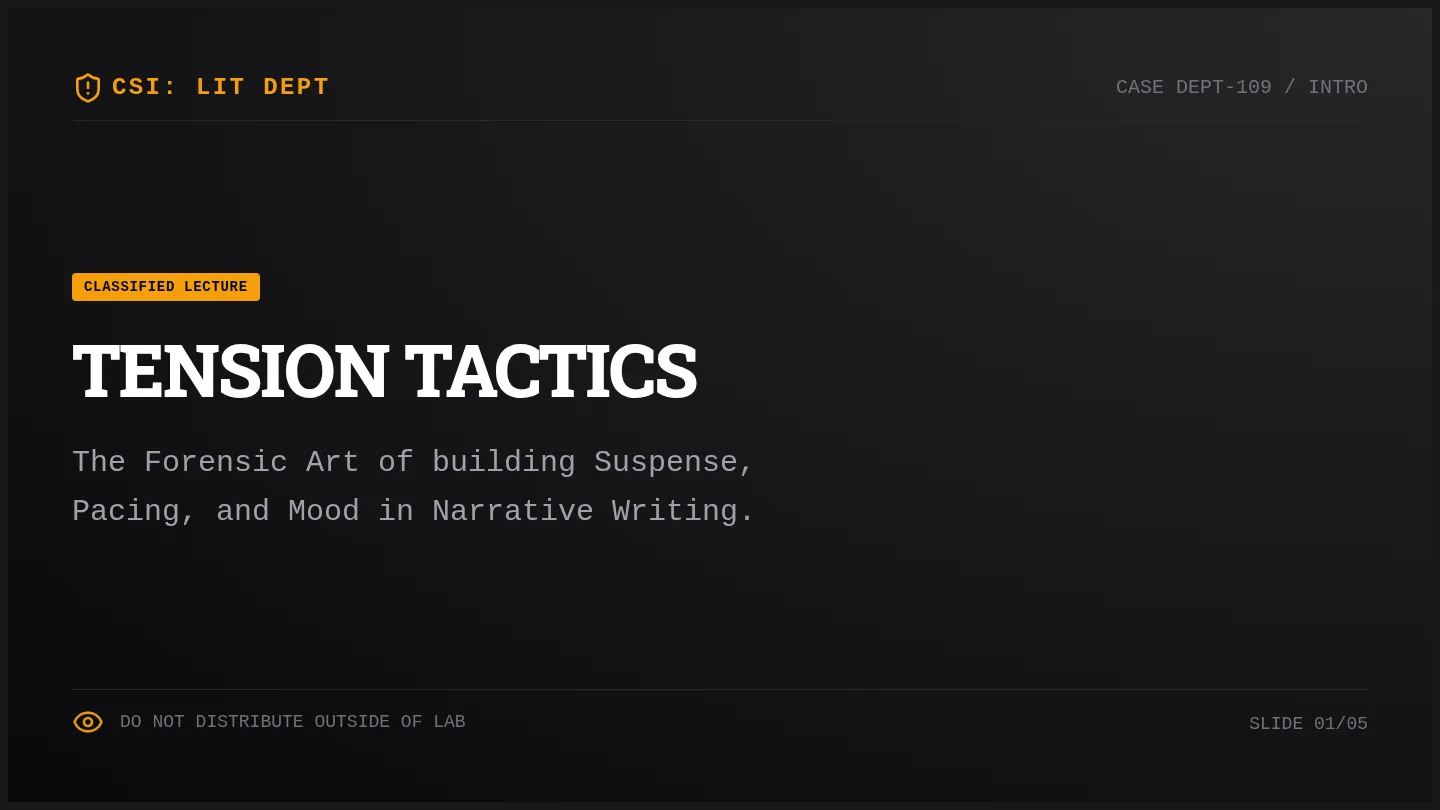 Tension Tactics Slides
