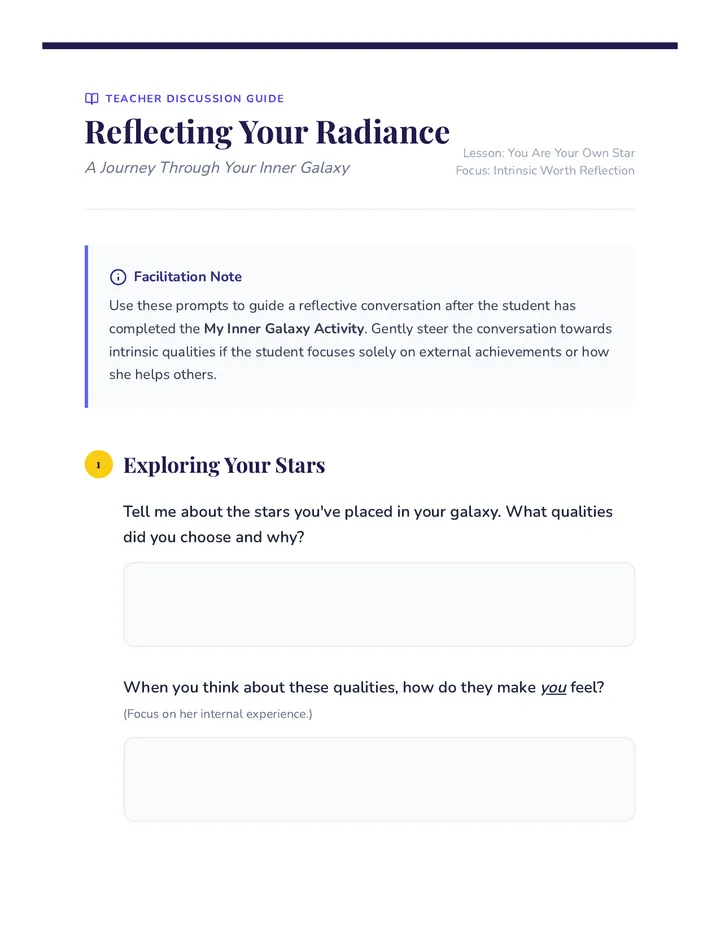 Reflecting Your Radiance Discussion Guide