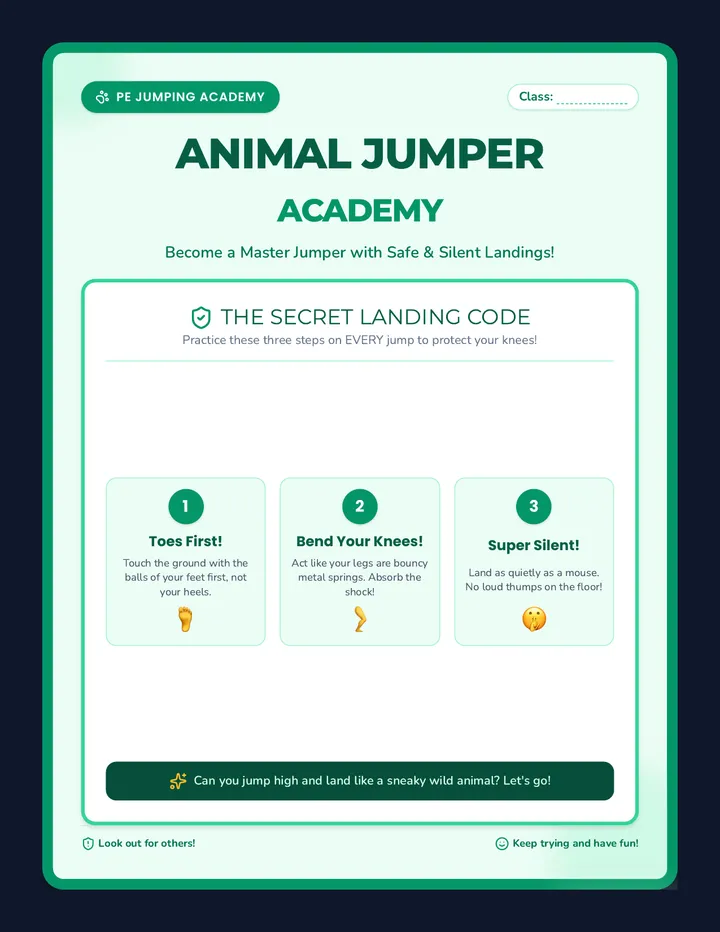 Animal Jumpers Station Cards