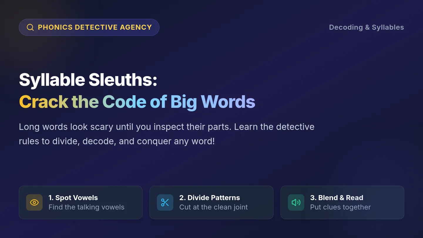 Syllable Sleuths Slides