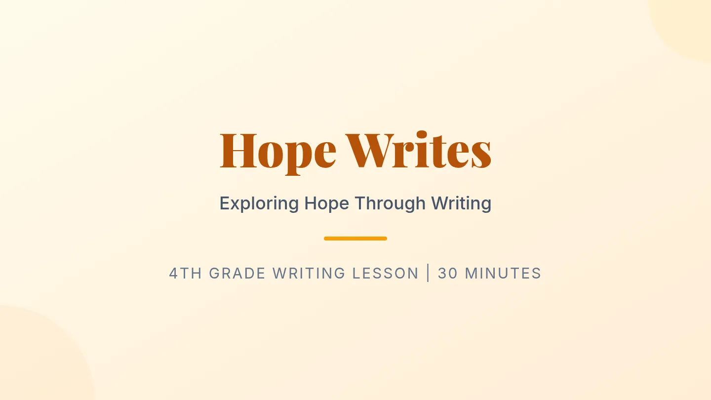 Hope Writing Slides