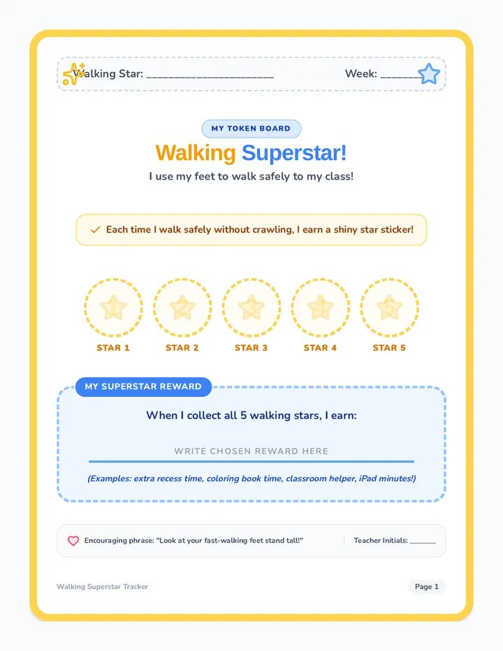 Walking Superstar Tracker