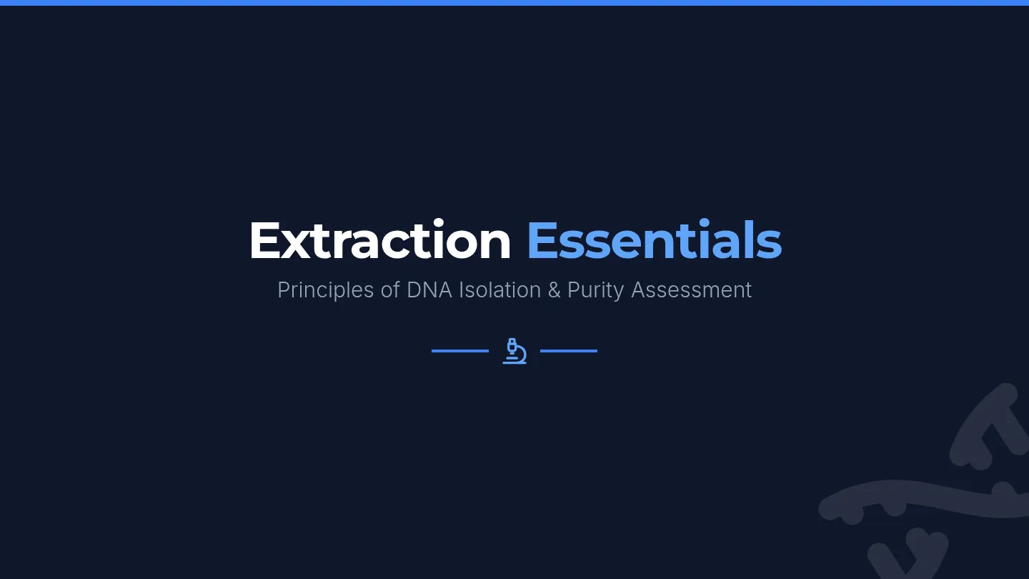 Extraction Essentials Slides