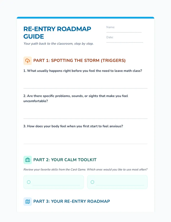 Re-Entry Roadmap Guide Discussion Guide