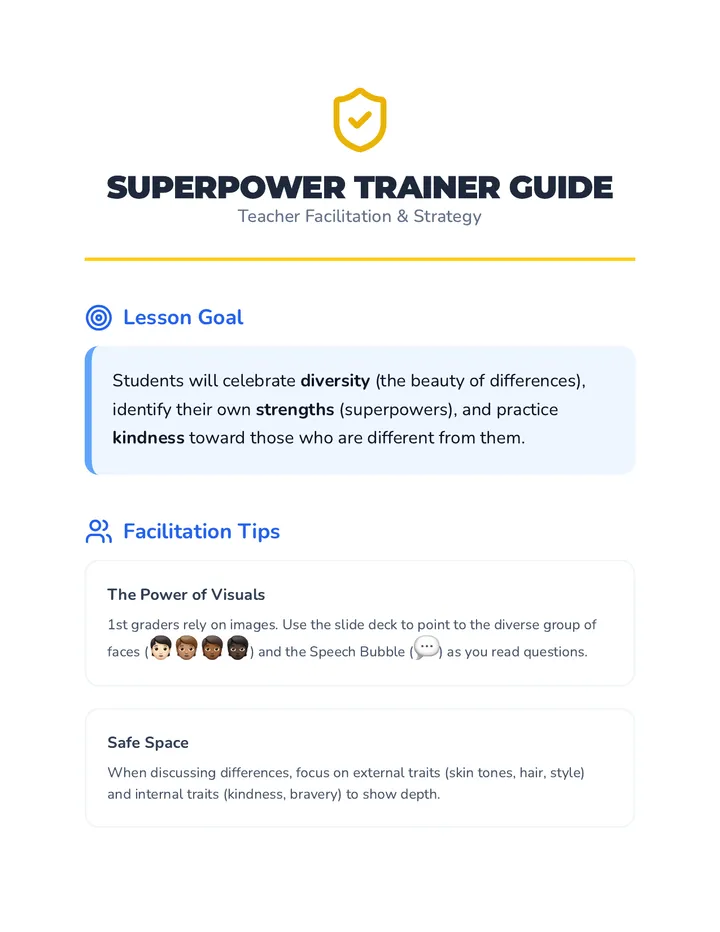 Superpower Trainer Guide